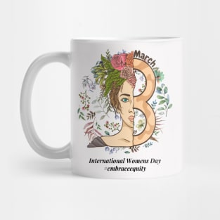 embrace equity international women's day 2023 Mug